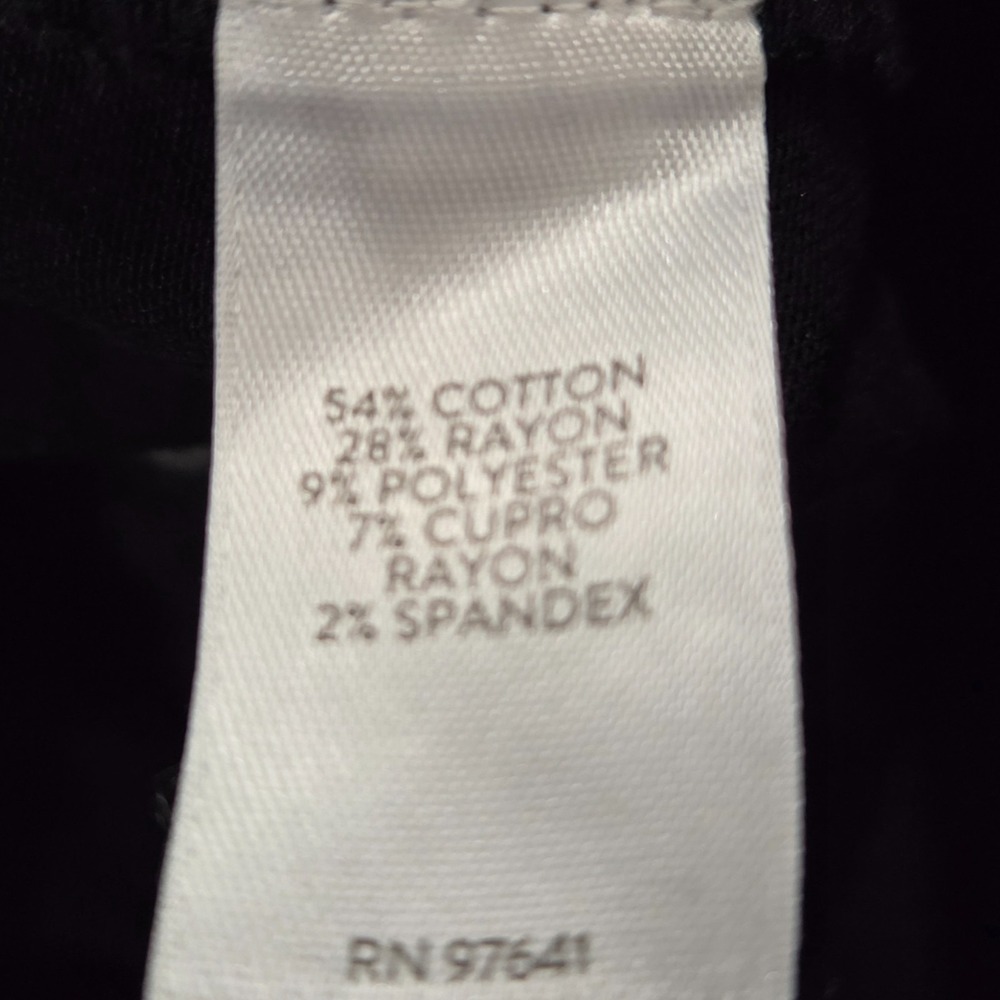 J.Jill Black Authentic Fit Slim Ankle Jeans Size 4 - Picture 8 of 9